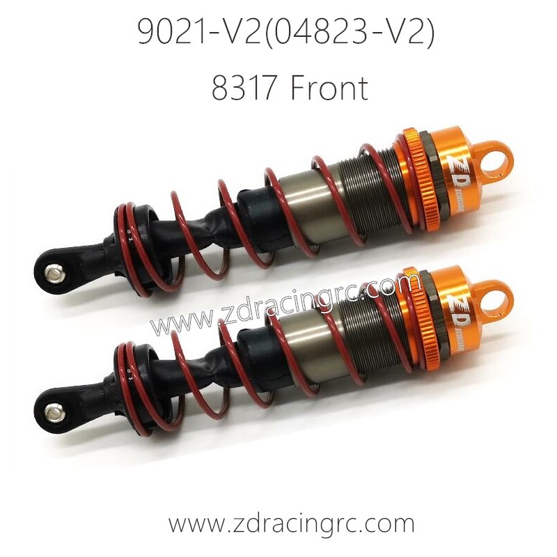 ZD RACING Rocket 08423 9021-V2 Parts 8317 Front Shock Absorbers