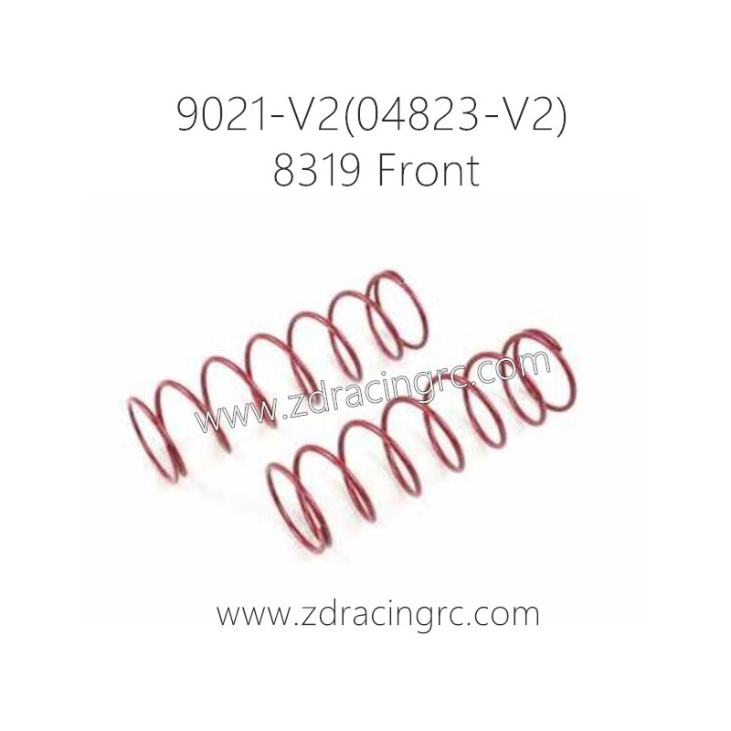 ZD RACING Rocket 08423 9021-V2 Parts 8319 Front Shock Absorber Springs