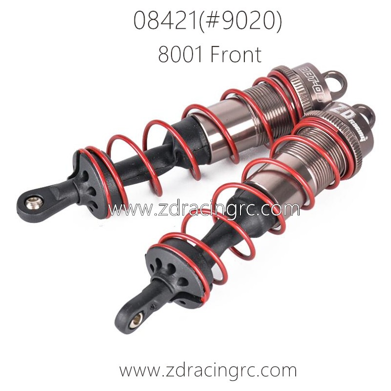 ZD RACING Pirates 3 BX-8E 08421 Parts 8001 Front Shock Absorbers