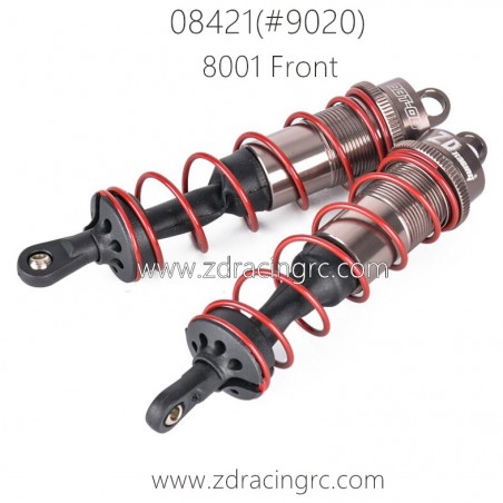 ZD RACING Pirates 3 BX-8E 08421 Parts 8001 Front Shock Absorbers