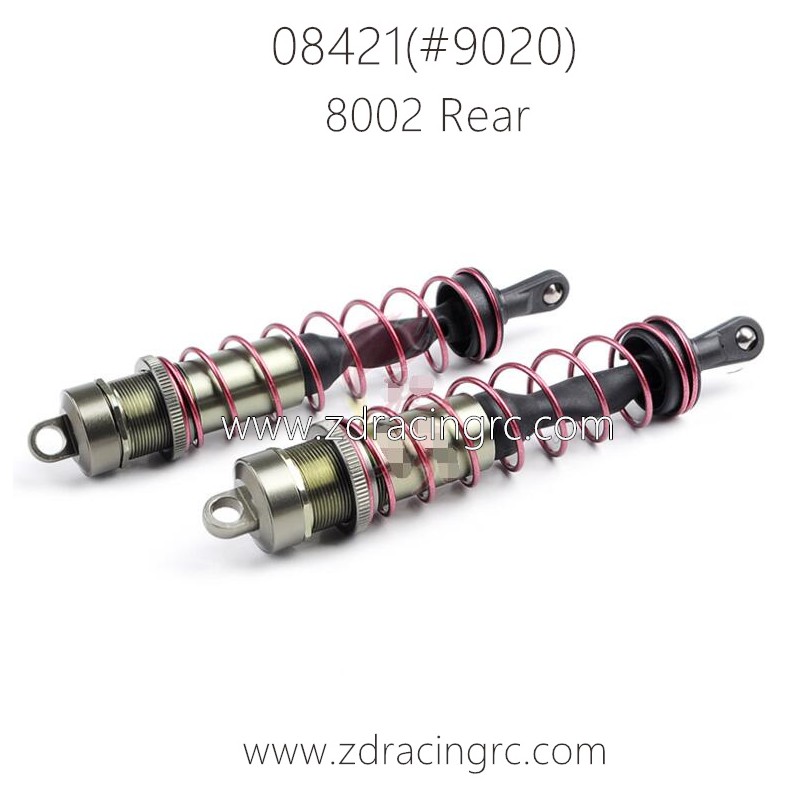 ZD RACING Pirates 3 BX-8E 08421 Parts 8002 Rear Shock Absorbers