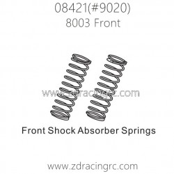 ZD RACING Pirates 3 BX-8E Parts 8003 front Shock Absorbers Springs