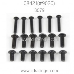 ZD RACING BX-8E 08421 1/8 Parts 8079 button head screw set