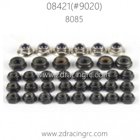 ZD RACING BX-8E 08421 1/8 Parts 8085 Hex nuts