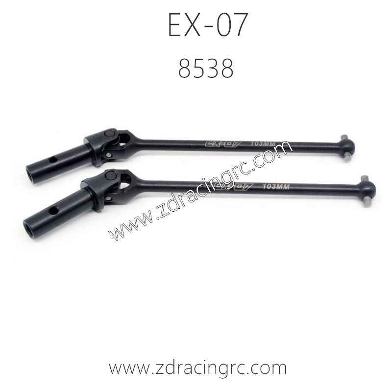 ZD RACING EX07 Parts 8538 Front Bone Dog Shaft CVD