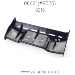 ZD RACING BX-8E 08421 Parts 8216 Tail wing black