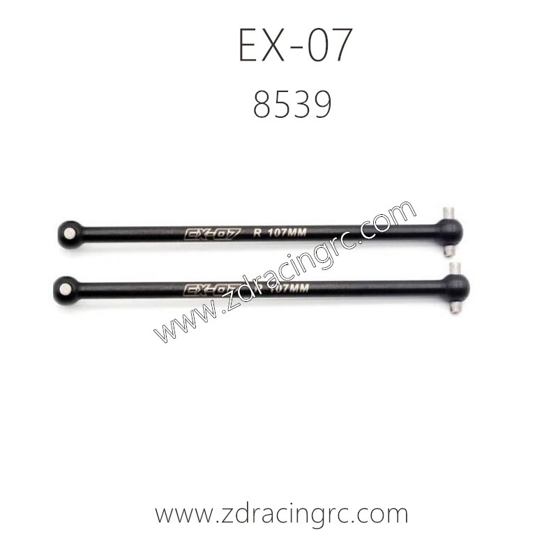 ZD RACING EX07 Parts 8539 Rear Drive Shaft 107MM