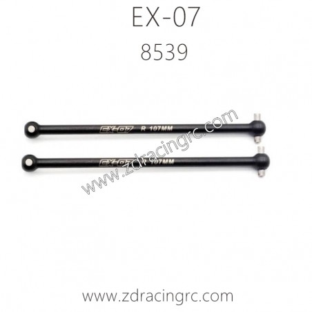 ZD RACING EX07 Parts 8539 Rear Drive Shaft 107MM