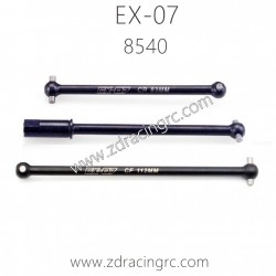 ZD RACING EX07 Parts 8540 Center Drive Shaft Front 112MM Rear 83mm