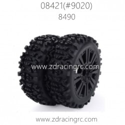 ZD RACING BX-8E 08421 Parts 8490 Pre-glued tires