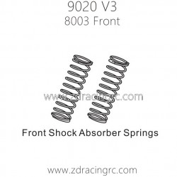 ZD RACING 9020 V3 Parts 8003 front Shock Absorbers Springs