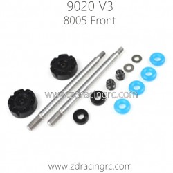 ZD RACING 9020 V3 Parts 8005 Front 8006 Rear Shock Absorber Shafts