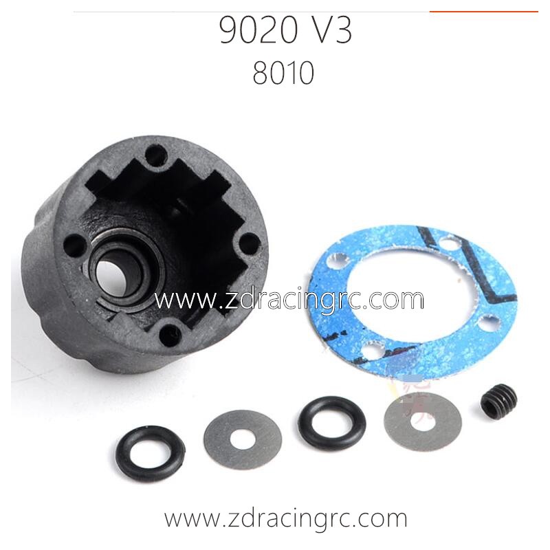 ZD RACING 9020 V3 RC Car Parts 8010 Differential Case
