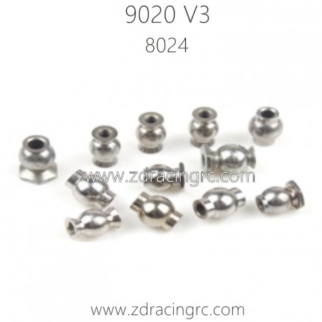 ZD RACING 9020 V3 RC Car Parts 8024 Ball Head set