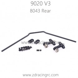 ZD RACING 9020 V3 1/8 RC Car Parts 8043 Rear anti-roll bars