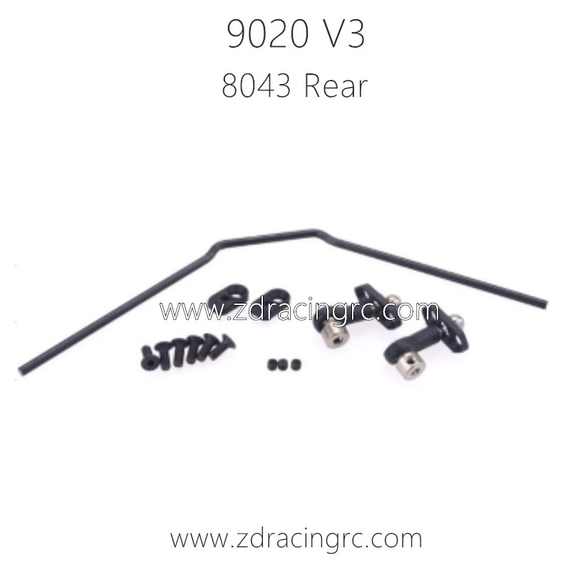 ZD RACING 9020 V3 1/8 RC Car Parts 8043 Rear anti-roll bars