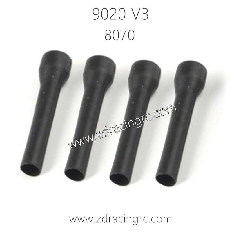 ZD RACING 9020 V3 Parts 8070 Dust Covers for Shock Shaft