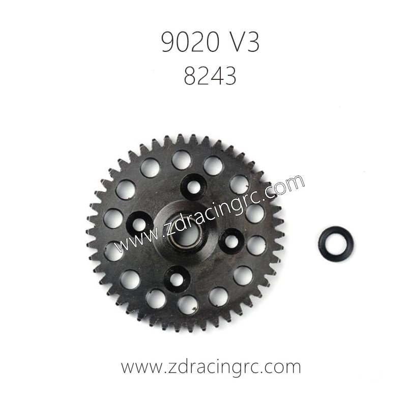 ZD RACING 9020 V3 Parts 8243 46T Decelerating Spur Gear CNC