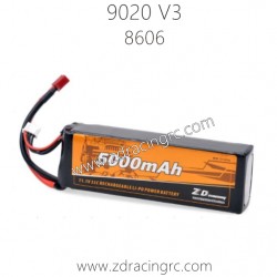 ZD RACING 9020 V3 Parts 8606 11.1V 5000mAh 35C 3S Li-PO Battery