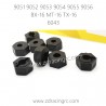 ZD RACING 9051 9052 9503 9054 9055 9056 Parts 6043 Wheel Hex Nuts