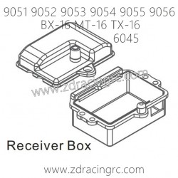 ZD RACING 9503 9054 9055 9056 Parts 6045 Receiver Box