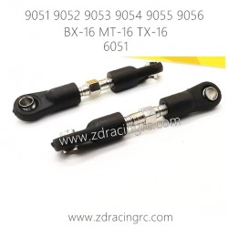 ZD RACING 9051 9052 9503 9054 9055 9056 Parts 6051 Adjustable Servo Rod Sets