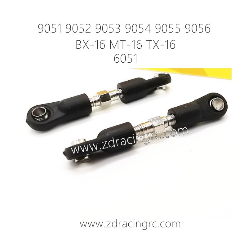 ZD RACING 9051 9052 9503 9054 9055 9056 Parts 6051 Adjustable Servo Rod Sets