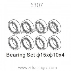 ZD RACING 1/16 RC Car Spare Parts 6307 Bearing Set 15x10x4