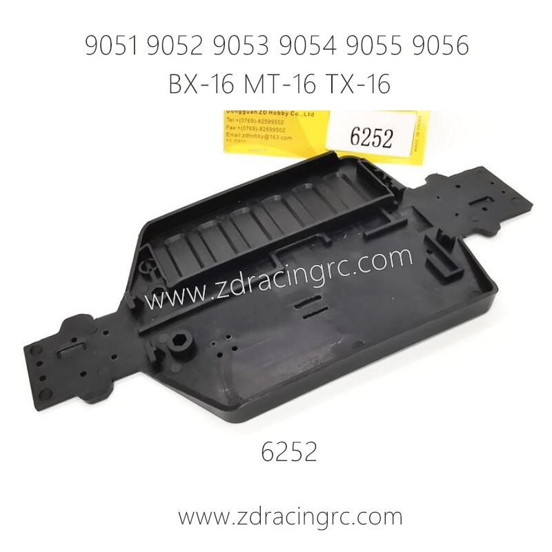 ZD RACING 9051 9052 9053 9054 9055 9056 Parts 6252 Chassis Plastic