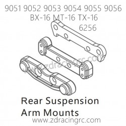 ZD RACING 9051 9052 9053 9054 9055 9056 Parts 6256 Rear Suspension Arm Mounts