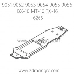 ZD RACING 9051 9052 9053 9054 9055 Parts 6265 Upper Deck Plastic