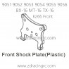 ZD RACING 9051 9052 9053 9054 9055 Parts 6266 Front Shock Plate Plastic