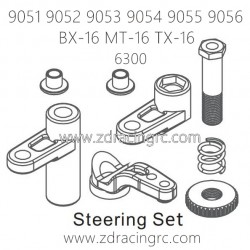 ZD RACING 9051 9052 9053 9054 9055 Parts 6300 Steering Set
