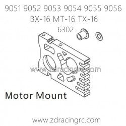 ZD RACING 9051 9052 9053 9054 9055 Parts 6302 Motor Mount