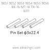 ZD RACING 9051 9052 9053 9054 9055 Parts 6311 Pin Set 3x22.4