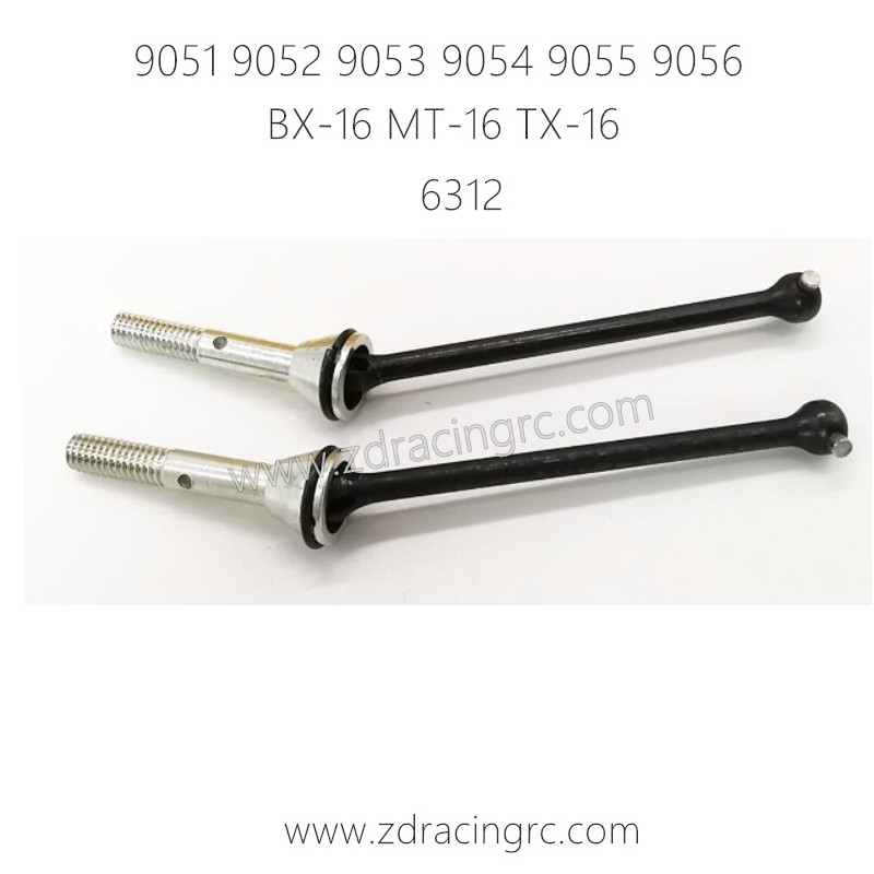 ZD RACING 9051 9052 9053 9054 9055 Parts 6312 Bone Dog Shaft