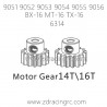 ZD RACING 9051 9052 9053 9054 9055 Parts 6314 Gear 14T 16T
