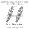 ZD RACING 9051 9052 9053 9054 9055 Parts 6318 Front Shock Set