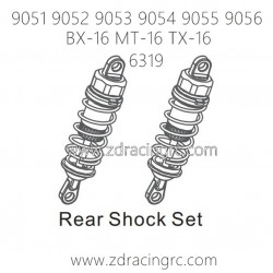 ZD RACING 9051 9052 9053 9054 9055 Parts 6319 Rear Shock Set