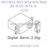 ZD RACING 9051 9052 9053 Parts 6230 Upgrade digital Servo 2.2KG