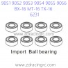 ZD RACING 9051 9052 9053 Parts 6231 Import Ball Bearing