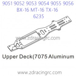 ZD RACING 9051 9052 9053 Parts 6235 Upper Deck 7075 Aluminum