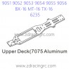 ZD RACING 9051 9052 9053 Parts 6235 Upper Deck 7075 Aluminum