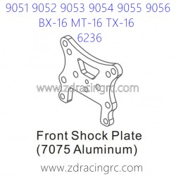 ZD RACING 9051 9052 9053 Parts 6236 Upgrade Front Shcok Plate 7075 Aluminum