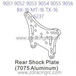 ZD RACING 9051 9052 9053 Parts 6237 Rear Shock Plate 7075 Aluminum