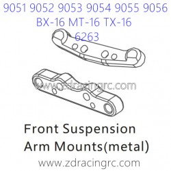 ZD RACING 9051 9052 9053 Parts 6263 Front Suspension Arm Mounts Metal