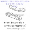 ZD RACING 9051 9052 9053 Parts 6263 Front Suspension Arm Mounts Metal