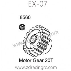 ZD RACING EX07 Parts Motor Gear 8559