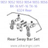 ZD RACING 9051 9052 9053 Parts 6325 Upgrade Rear Sway Bar Set