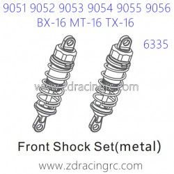 ZD RACING 9051 9052 9053 Parts 6335 Upgrade Front Shock Set Metal